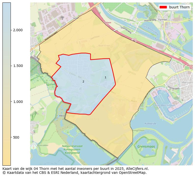 Afbeelding van de buurt Thorn op de kaart.