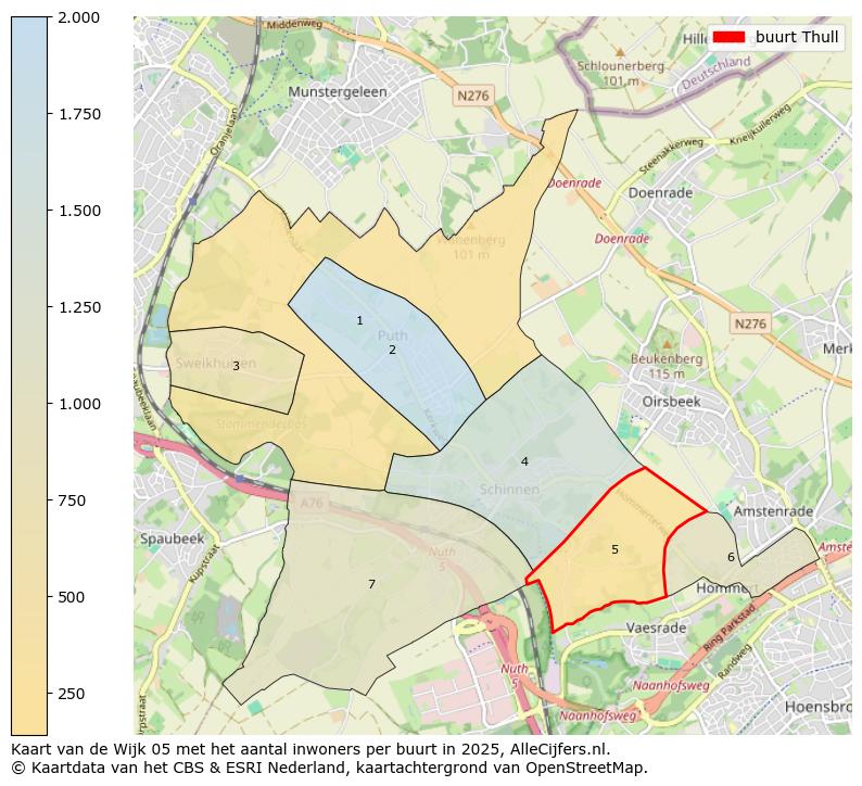 Afbeelding van de buurt Thull op de kaart.