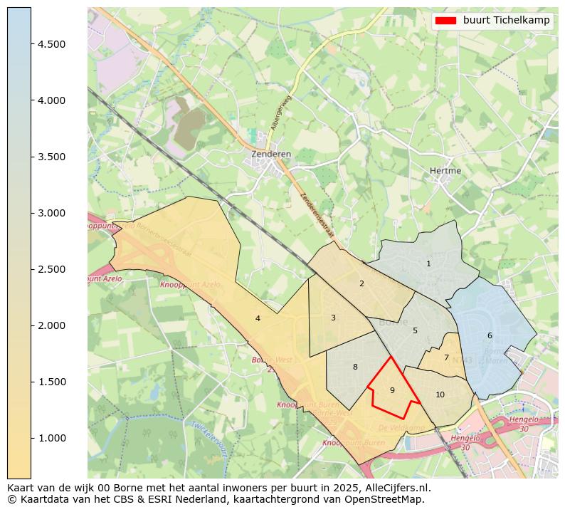 Afbeelding van de buurt Tichelkamp op de kaart.