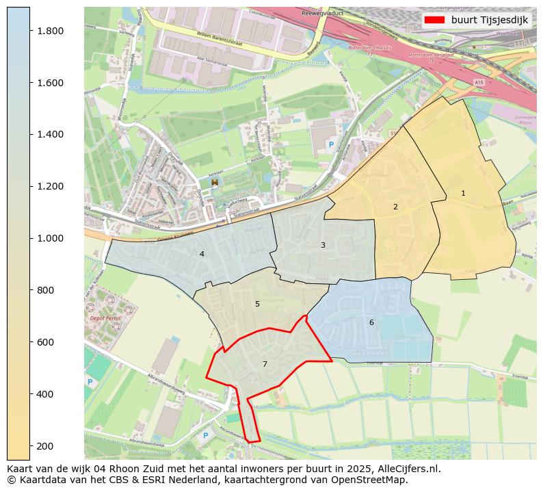 Afbeelding van de buurt Tijsjesdijk op de kaart.