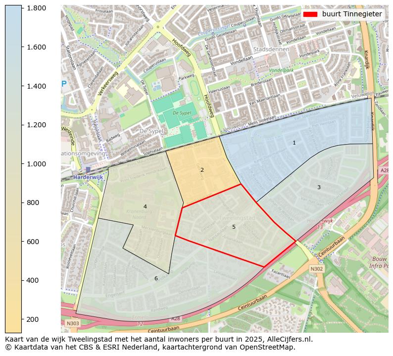 Afbeelding van de buurt Tinnegieter op de kaart.