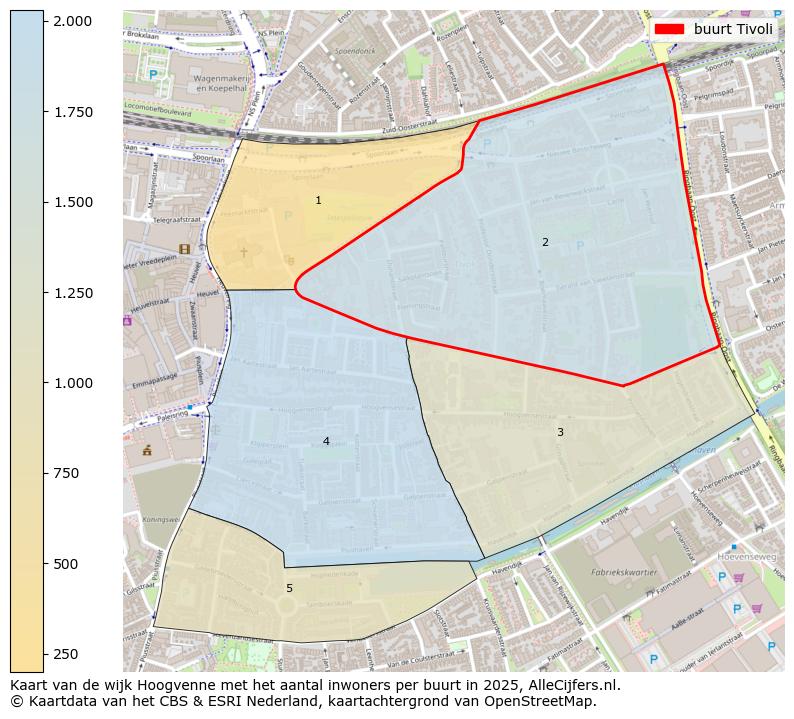 Afbeelding van de buurt Tivoli op de kaart.