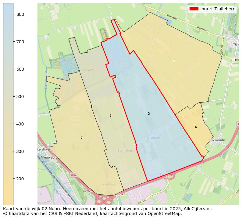 Afbeelding van de buurt Tjalleberd op de kaart.