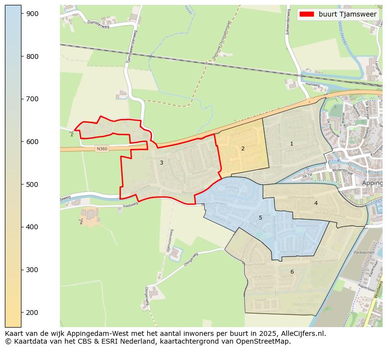 Afbeelding van de buurt Tjamsweer op de kaart.