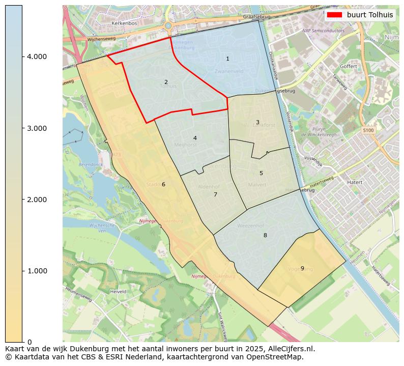 Afbeelding van de buurt Tolhuis op de kaart.