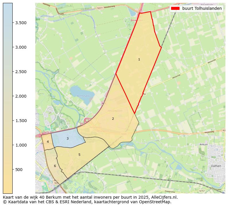 Afbeelding van de buurt Tolhuislanden op de kaart.