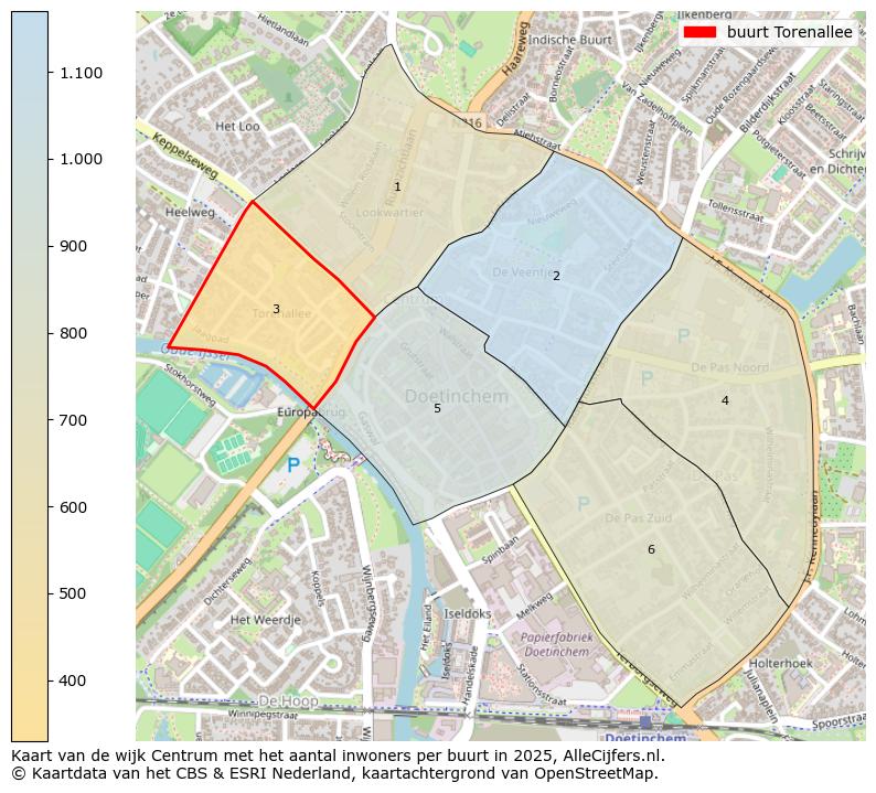 Afbeelding van de buurt Torenallee op de kaart.