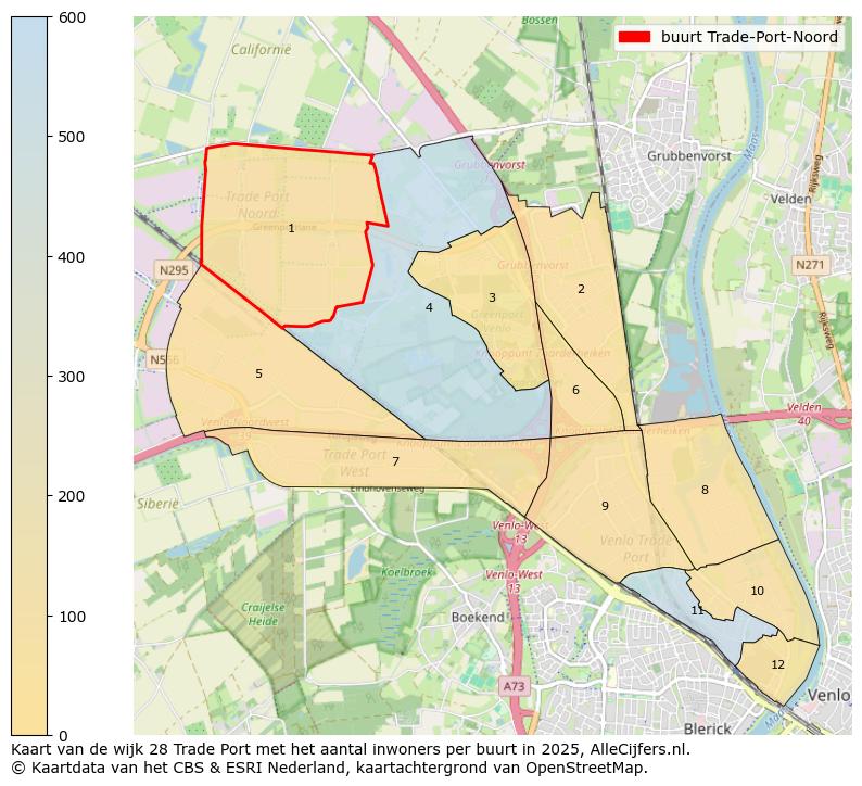 Afbeelding van de buurt Trade-Port-Noord op de kaart.