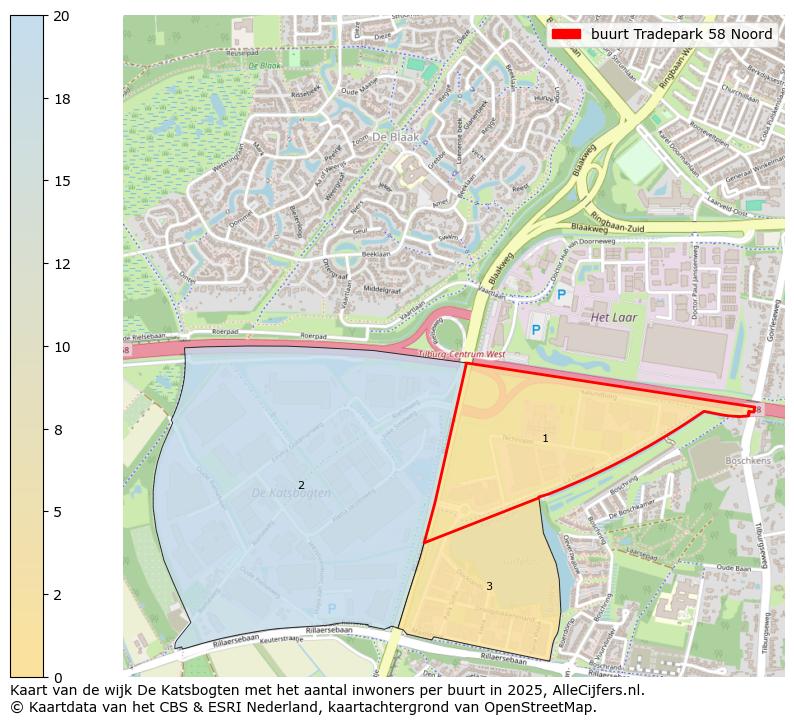 Afbeelding van de buurt Tradepark 58 Noord op de kaart.