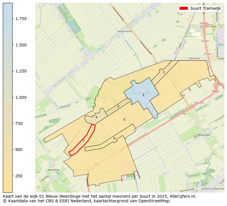 Afbeelding van de buurt Tramwijk op de kaart.