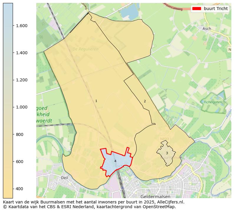 Afbeelding van de buurt Tricht op de kaart.