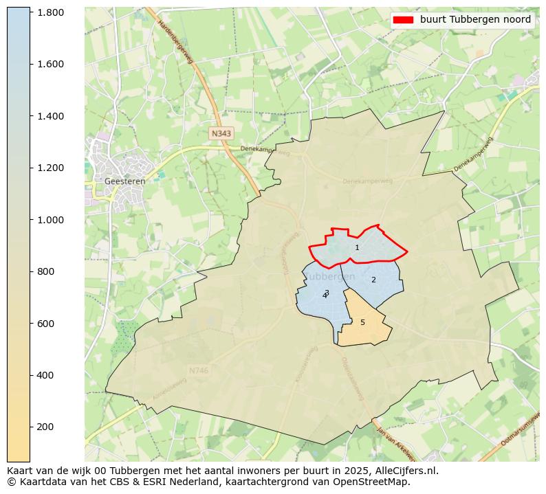 Afbeelding van de buurt Tubbergen noord op de kaart.