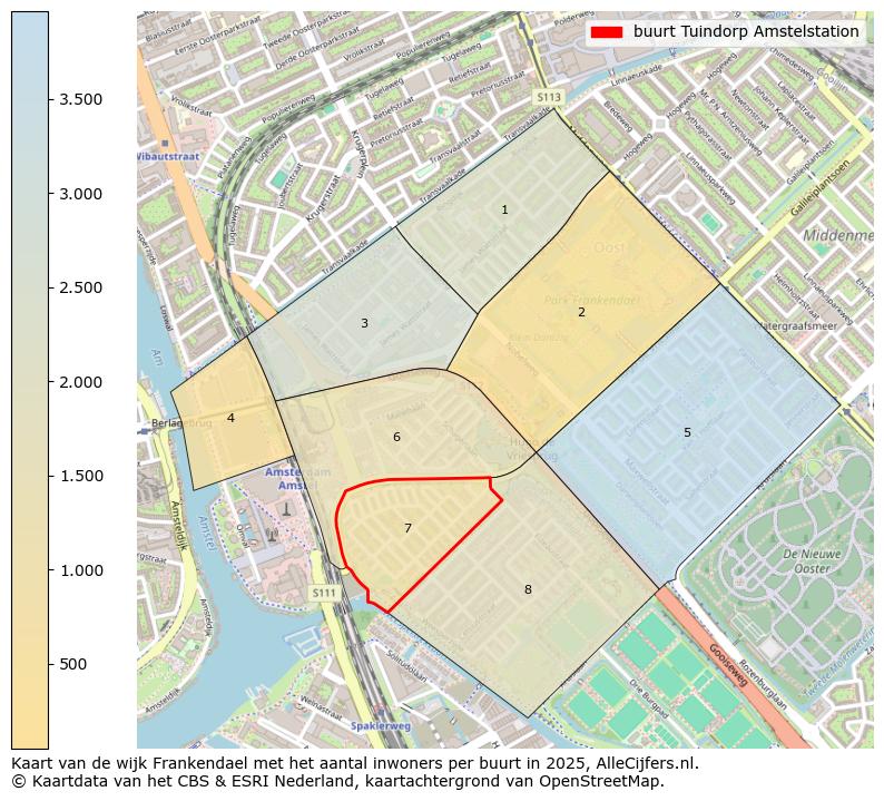 Afbeelding van de buurt Tuindorp Amstelstation op de kaart.