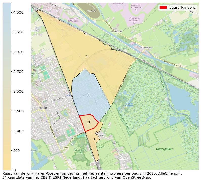Afbeelding van de buurt Tuindorp op de kaart.