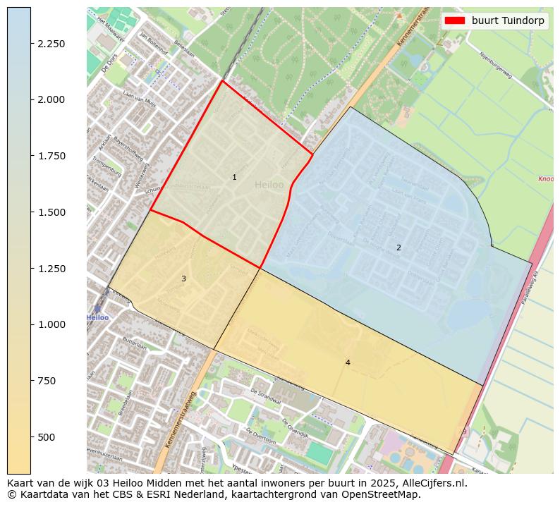 Afbeelding van de buurt Tuindorp op de kaart.