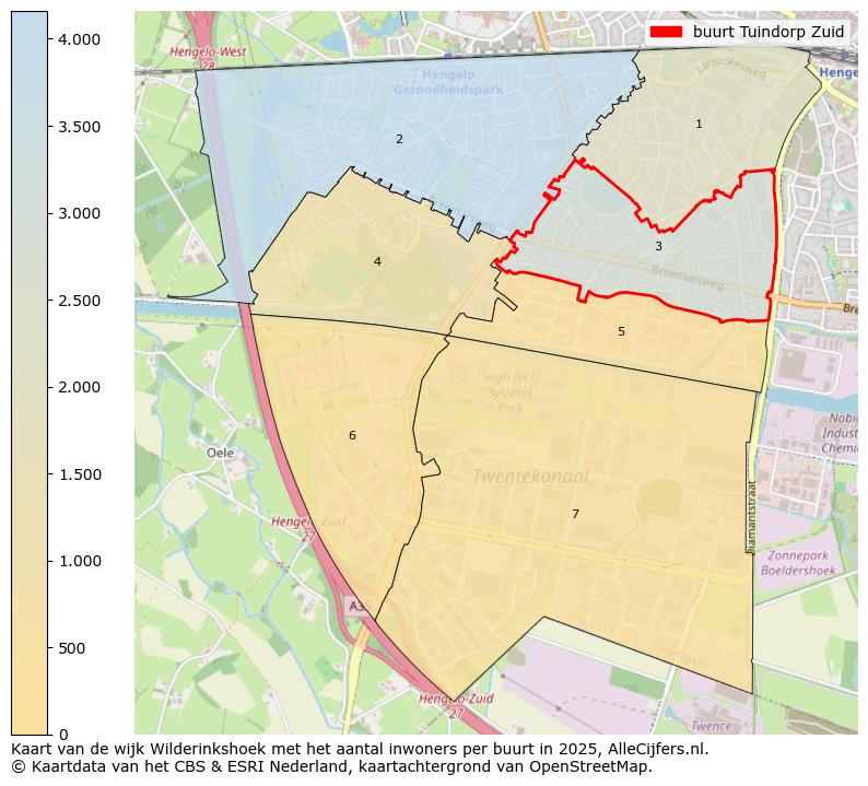 Afbeelding van de buurt Tuindorp Zuid op de kaart.