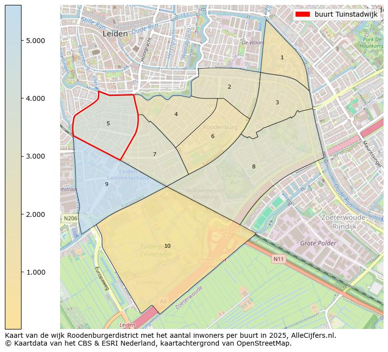 Afbeelding van de buurt Tuinstadwijk op de kaart.