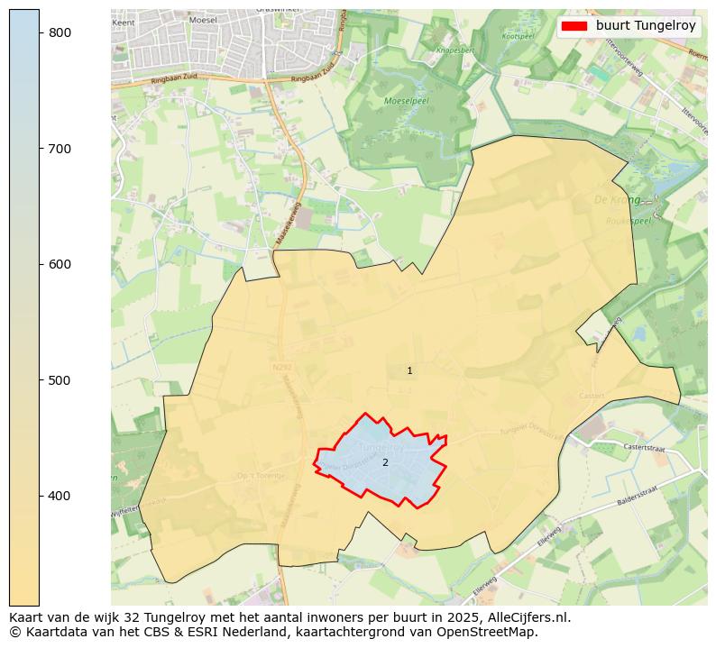 Afbeelding van de buurt Tungelroy op de kaart.