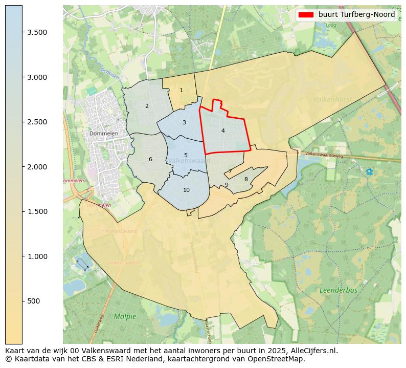Afbeelding van de buurt Turfberg-Noord op de kaart.