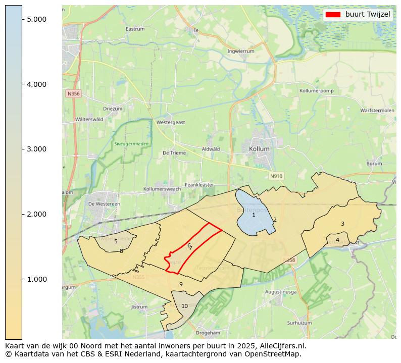 Afbeelding van de buurt Twijzel op de kaart.