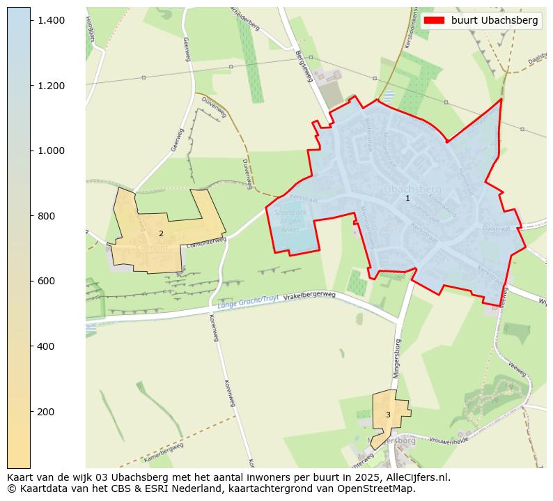 Afbeelding van de buurt Ubachsberg op de kaart.