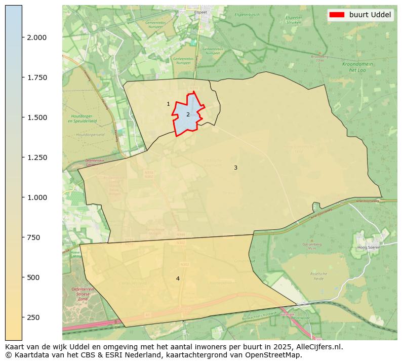 Afbeelding van de buurt Uddel op de kaart.