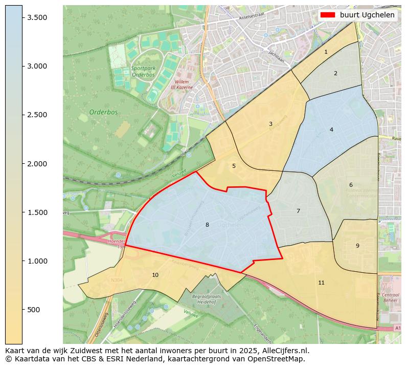 Afbeelding van de buurt Ugchelen op de kaart.