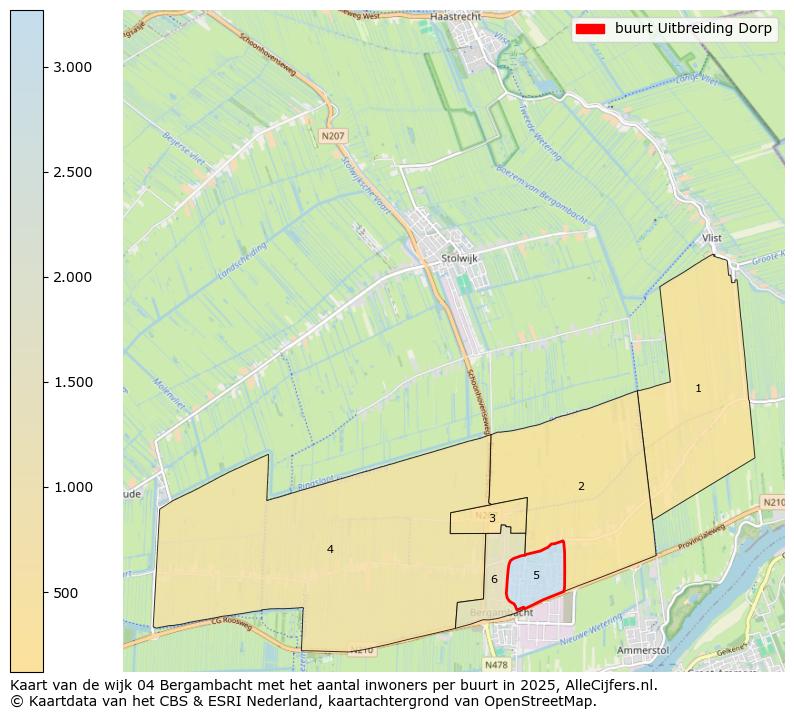 Afbeelding van de buurt Uitbreiding Dorp op de kaart.