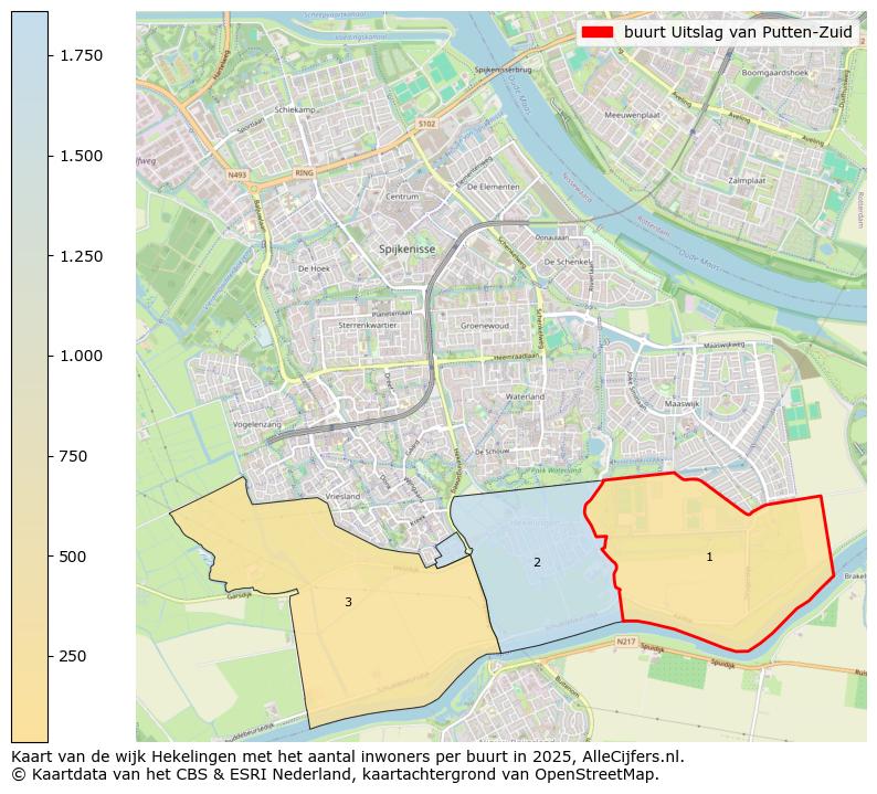 Afbeelding van de buurt Uitslag van Putten-Zuid op de kaart.