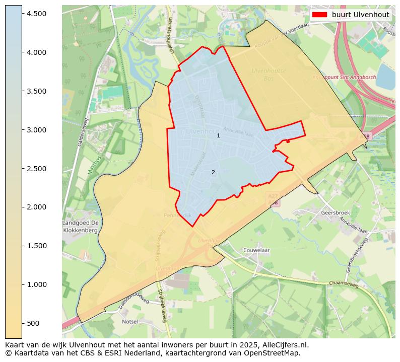 Afbeelding van de buurt Ulvenhout op de kaart.
