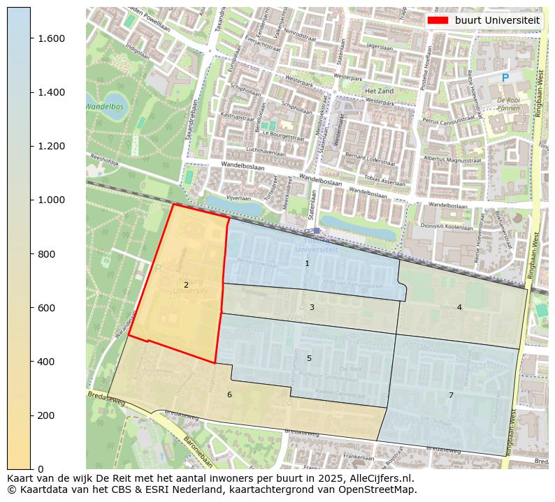 Afbeelding van de buurt Universiteit op de kaart.