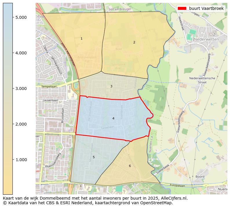 Afbeelding van de buurt Vaartbroek op de kaart.