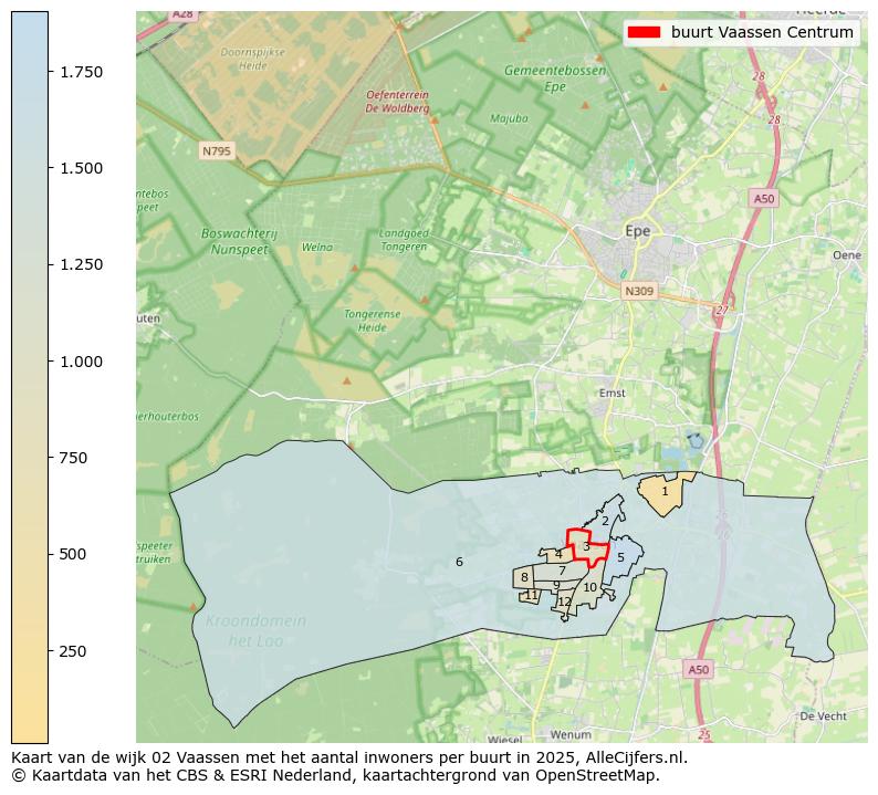 Afbeelding van de buurt Vaassen Centrum op de kaart.