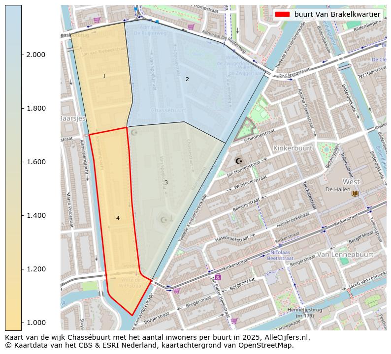 Afbeelding van de buurt Van Brakelkwartier op de kaart.