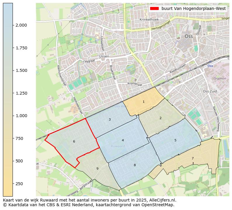 Afbeelding van de buurt Van Hogendorplaan-West op de kaart.