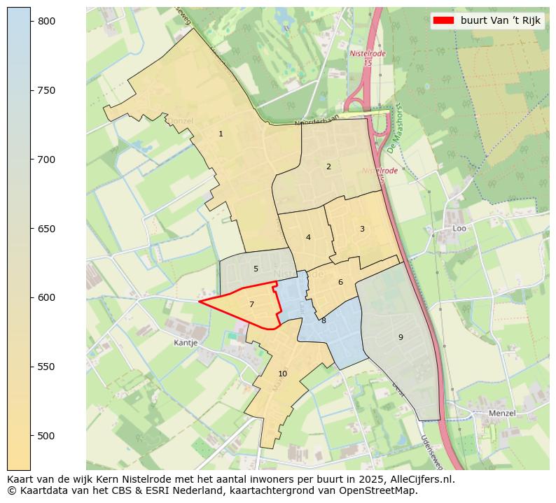 Afbeelding van de buurt Van ’t Rijk op de kaart.