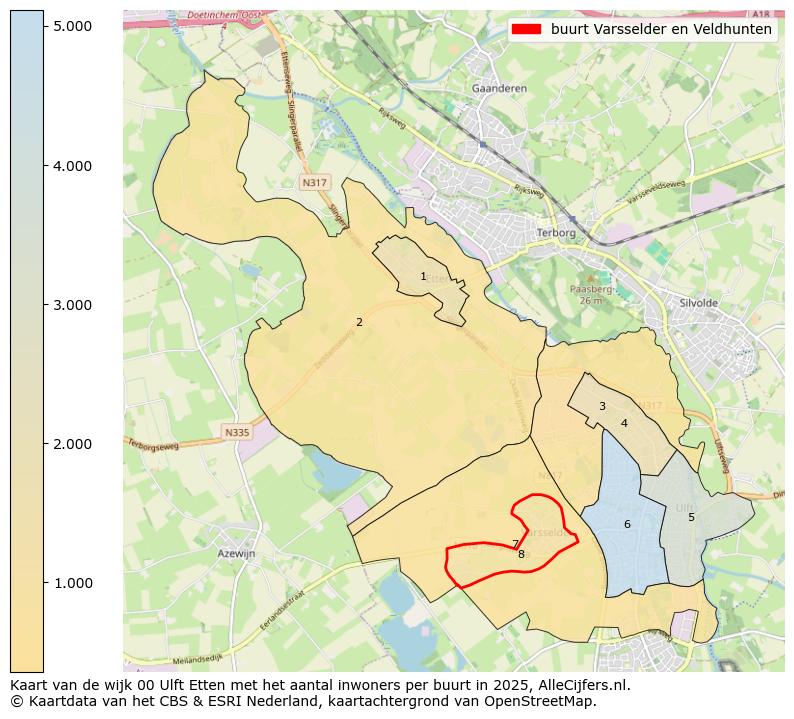 Afbeelding van de buurt Varsselder en Veldhunten op de kaart.
