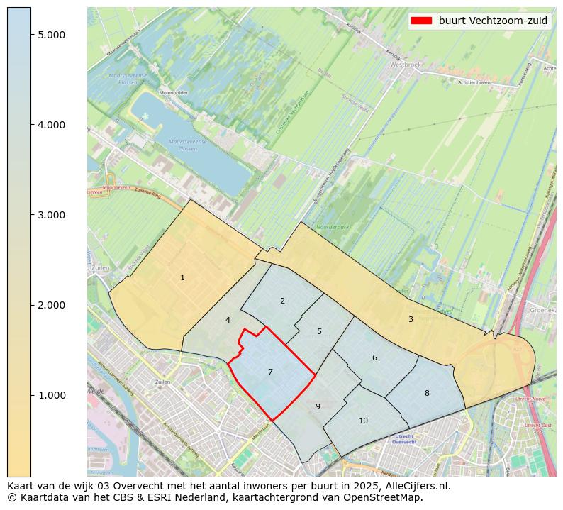 Afbeelding van de buurt Vechtzoom-zuid op de kaart.