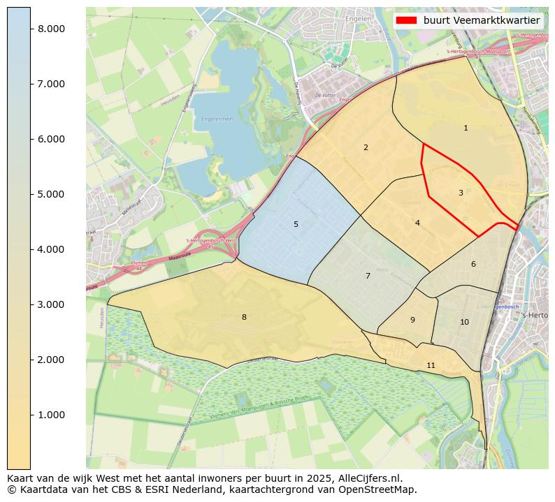 Afbeelding van de buurt Veemarktkwartier op de kaart.