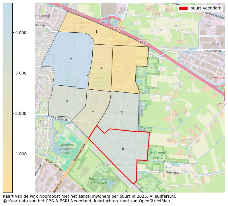 Afbeelding van de buurt Veenderij op de kaart.
