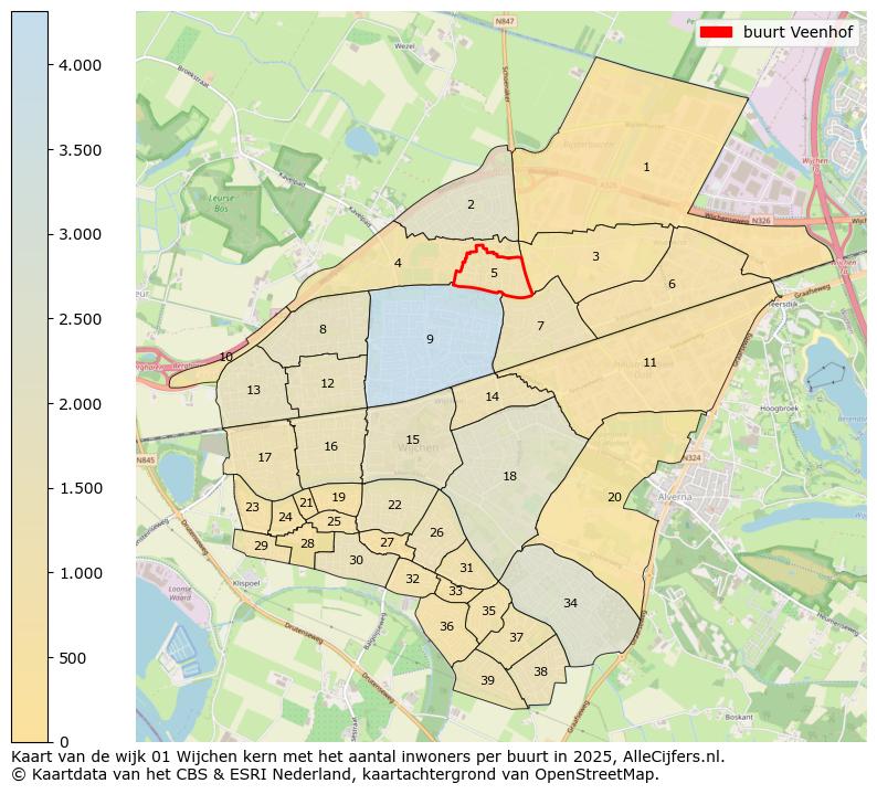 Afbeelding van de buurt Veenhof op de kaart.