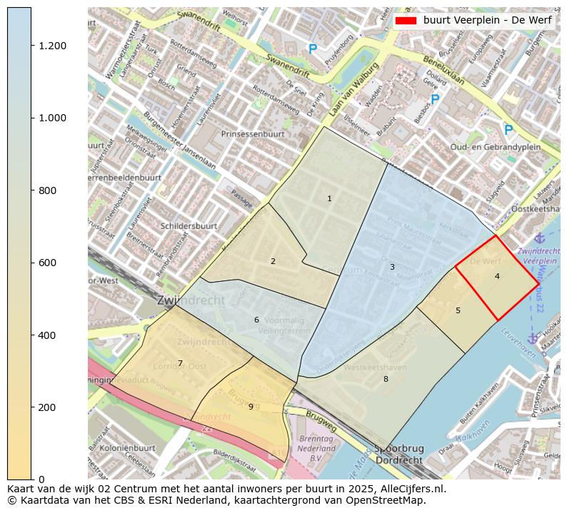 Afbeelding van de buurt Veerplein - De Werf op de kaart.