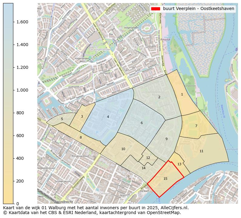 Afbeelding van de buurt Veerplein - Oostkeetshaven op de kaart.