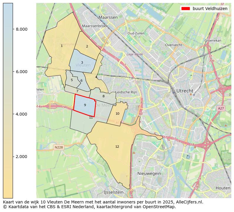 Afbeelding van de buurt Veldhuizen op de kaart.