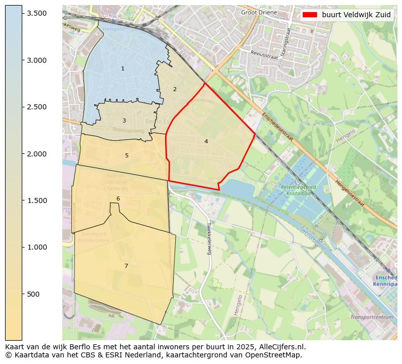 Afbeelding van de buurt Veldwijk Zuid op de kaart.