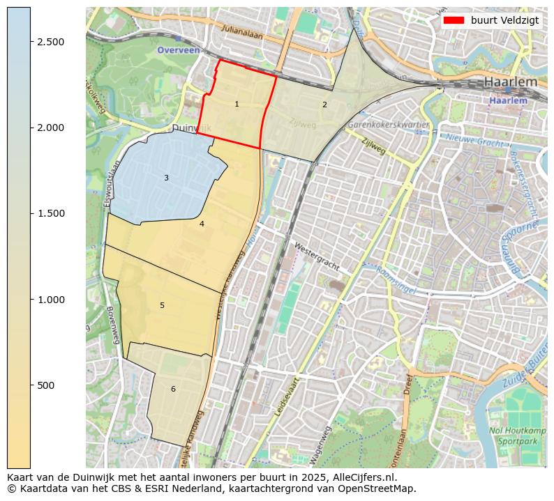 Afbeelding van de buurt Veldzigt op de kaart.
