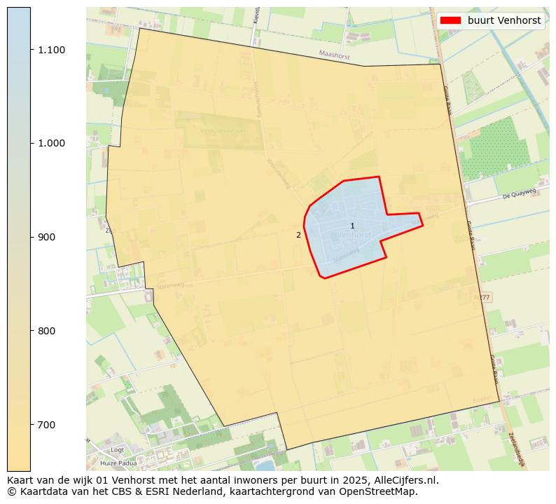 Afbeelding van de buurt Venhorst op de kaart.