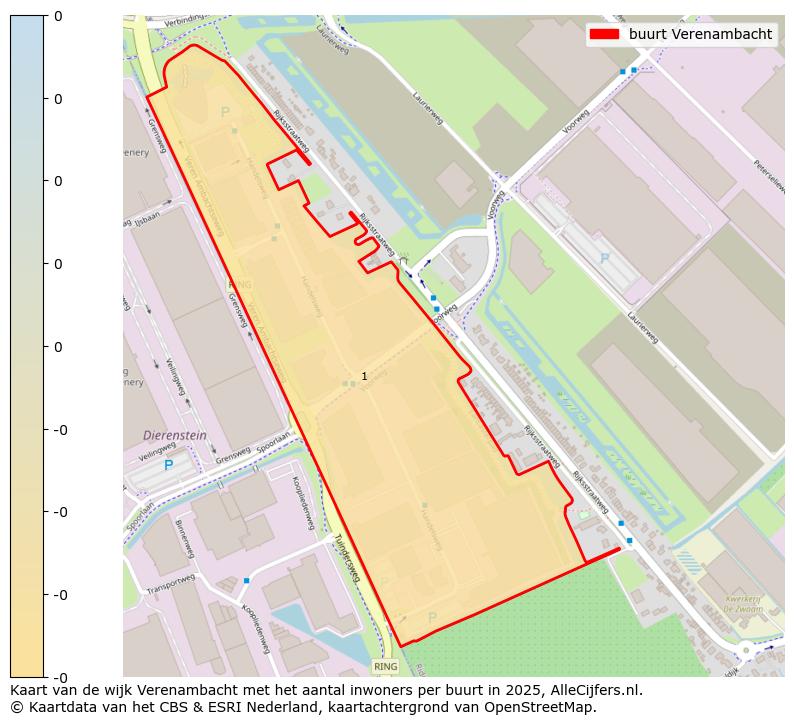Afbeelding van de buurt Verenambacht op de kaart.