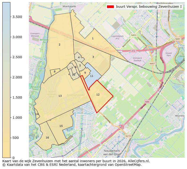 Afbeelding van de buurt Verspr. bebouwing Zevenhuizen I op de kaart.