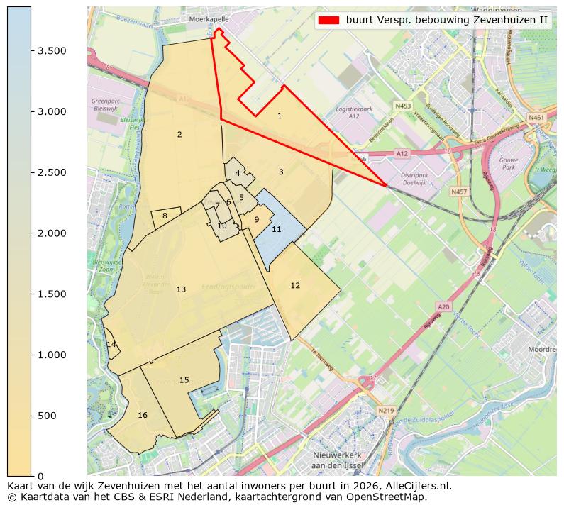 Afbeelding van de buurt Verspr. bebouwing Zevenhuizen II op de kaart.